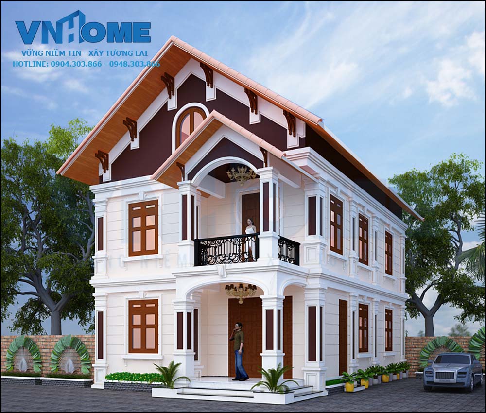 Những mẫu thiết kế biệt thự mái Thái đẹp