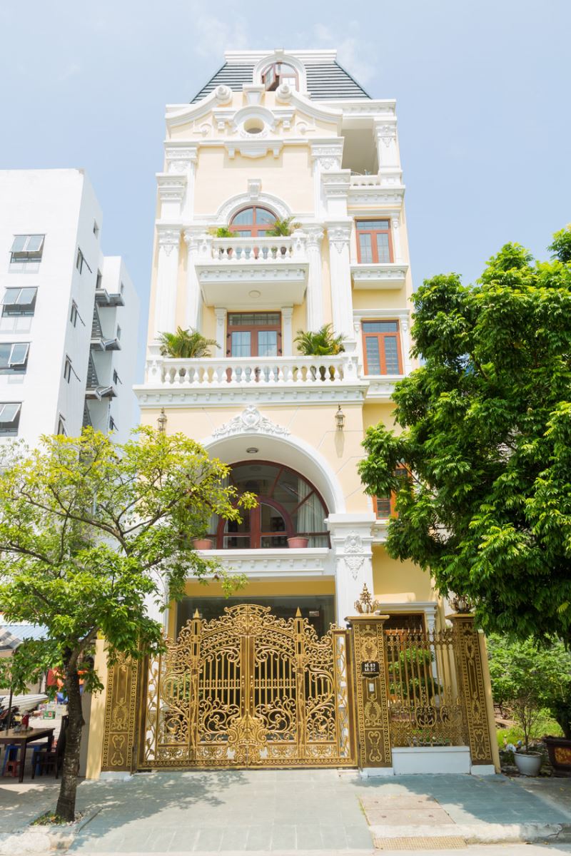 Mẫu thiết kế biệt thự tân cổ điển 5 tầng tại Quảng Ninh 1