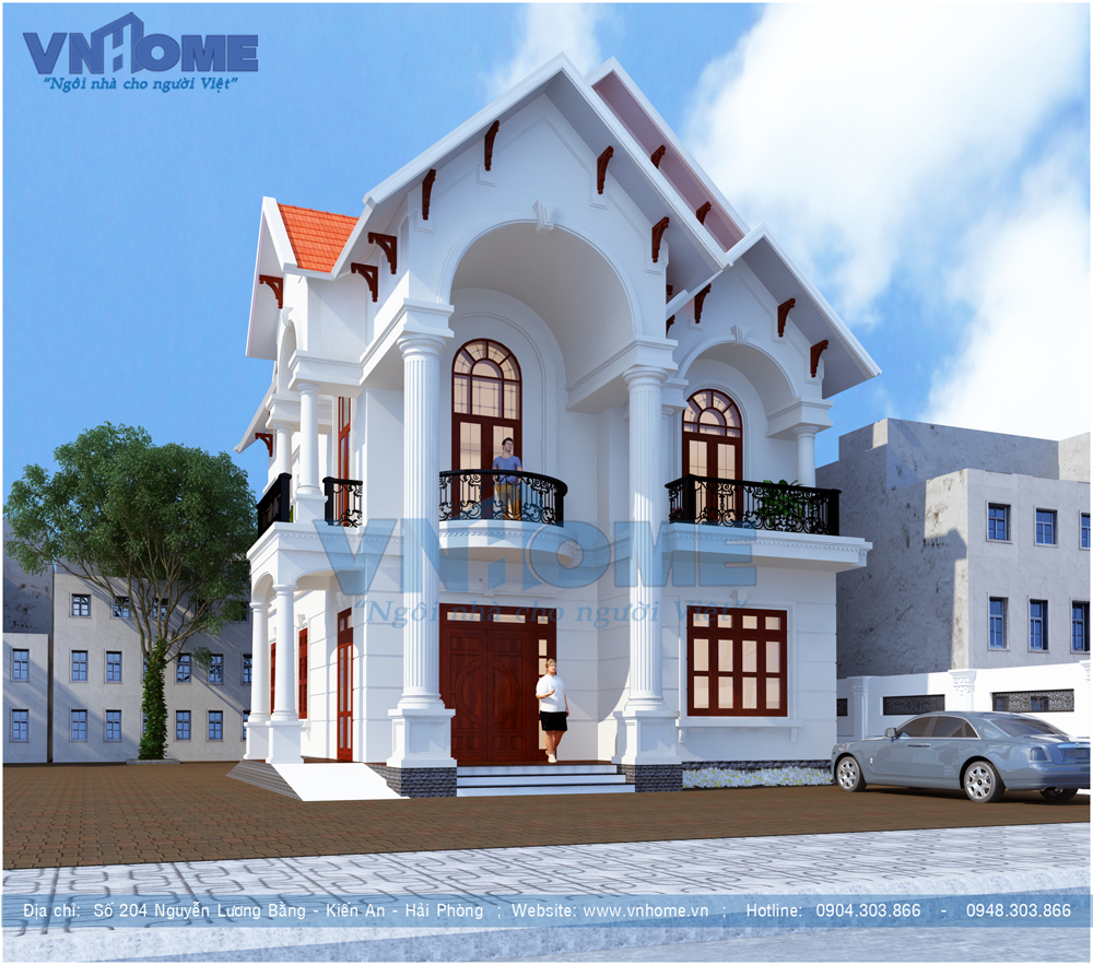 Kiến trúc biệt thự tân cổ điển 1