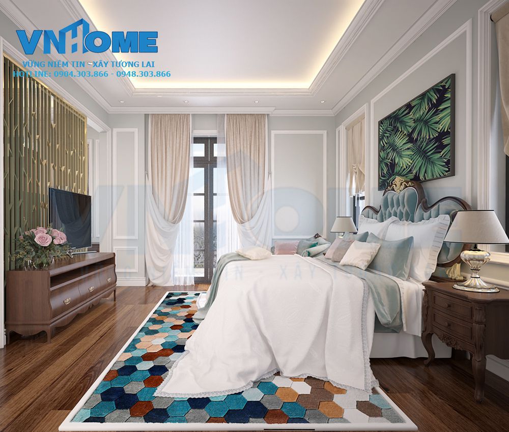 thiết kế nội thất phòng ngủ đẹp sang trọng