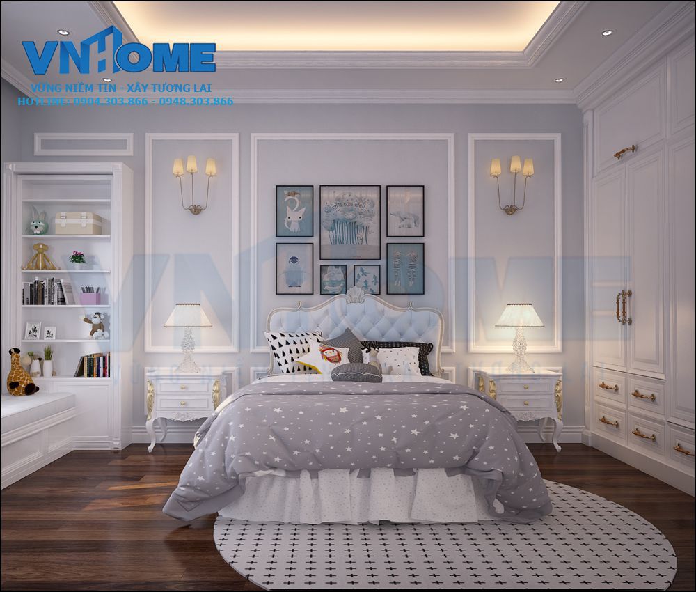 thiết kế nội thất phòng ngủ đẹp sang trọng