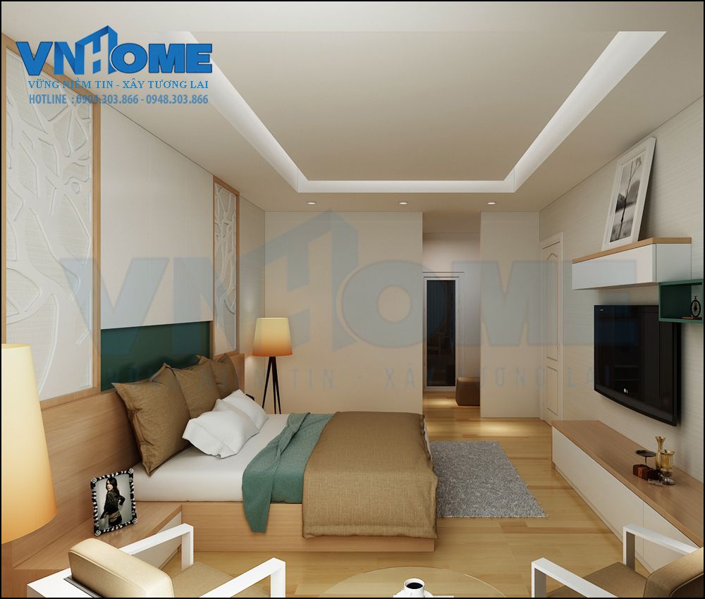 thiết kế nội thất phòng khách của căn nhà lô hiện đại