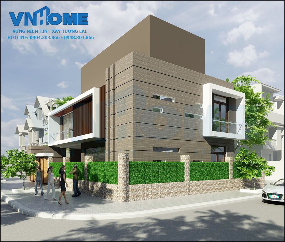 thiết kế biệt thự hiện đại tại Quảng Ninh