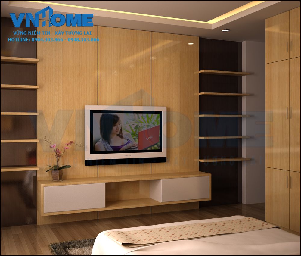 thiết kế nội thất biệt thự hiện đại 2 tầng