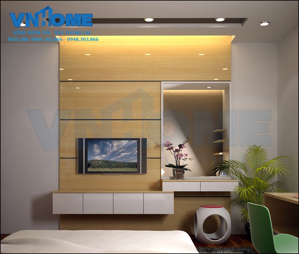 thiết kế nội thất biệt thự hiện đại 2 tầng