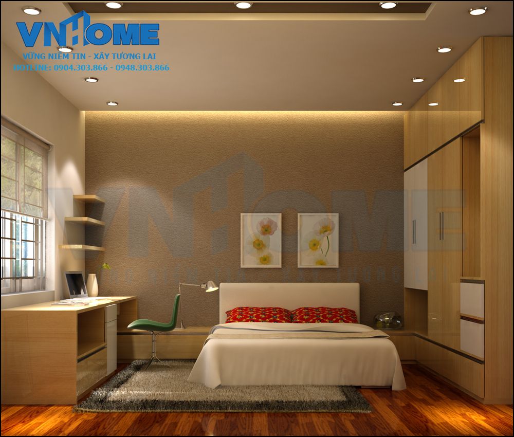 thiết kế nội thất biệt thự hiện đại 2 tầng