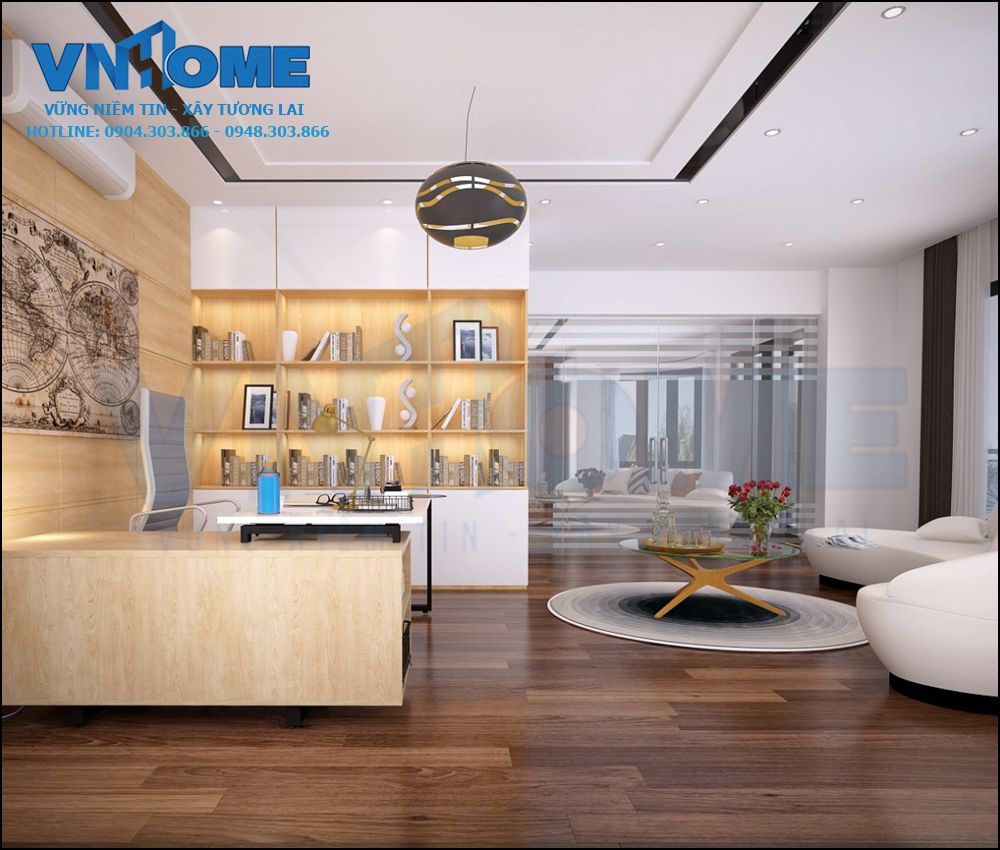 thiết kế nội thất biệt thự hiện đại tại hải phòng