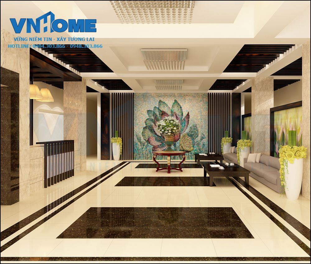 thiết kế nôi thất khách sạn 5 sao tại Hải Phòng