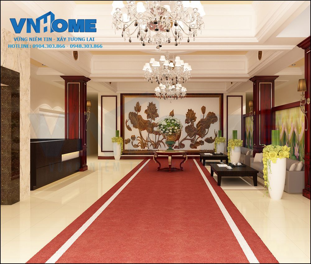 thiết kế nôi thất khách sạn 5 sao tại Hải Phòng