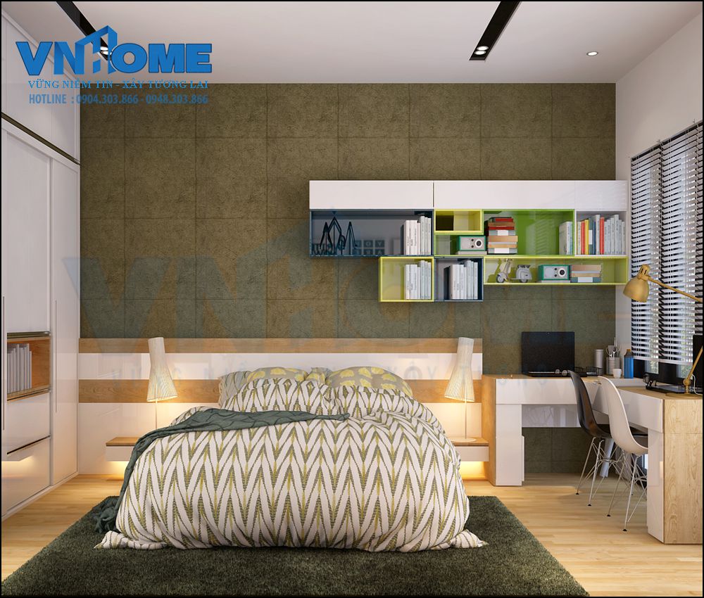 thiết kế nội thất nhà lô hiện đại 3 tầng